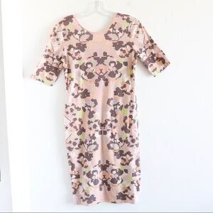 NWOT Philosophy dress cotton stretch soft abstract print comfy lounge casual M